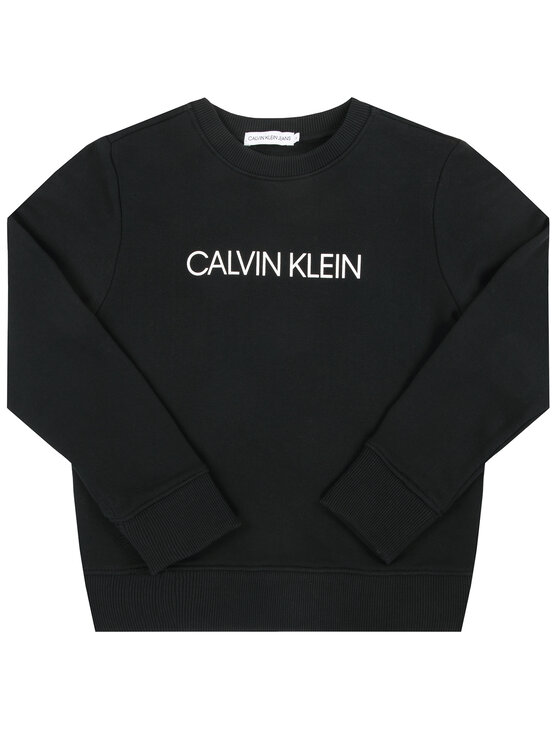 Calvin Klein Jeans Calvin Klein Jeans Sweatshirt Logo Sweatshirt IU0IU00091 Noir Regular Fit