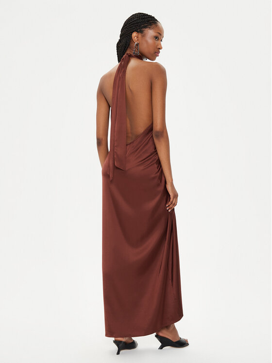 Gestuz Gestuz Poletna obleka Walery 10908960 Rjava Relaxed Fit