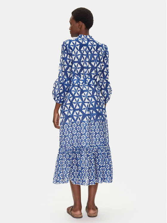 Iconique Iconique Sommerkleid IC25-089 Blau Relaxed Fit