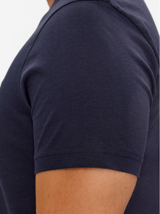 Gant Gant Tričko Shield 2003185 Tmavomodrá Slim Fit