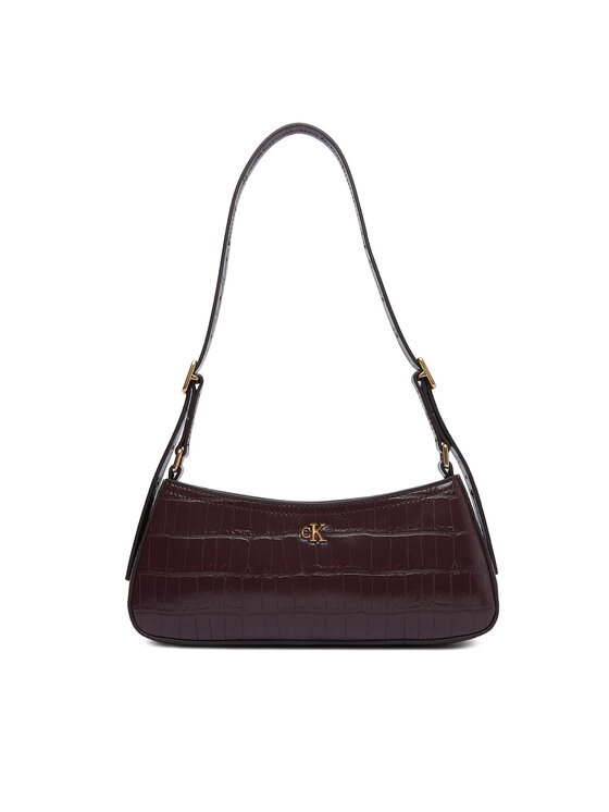Calvin Klein Calvin Klein Handtasche Ck Croc Small LV04F3283G Dunkelrot