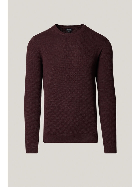 Próchnik Próchnik Sweter PM17 SW073225000116 Bordowy Regular Fit