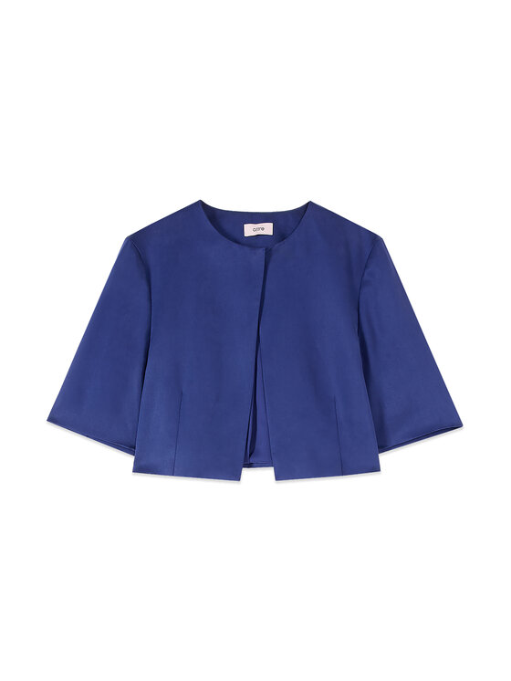 Oltre Oltre Giacca da abito R087R102528N024 Blu Cropp Fit