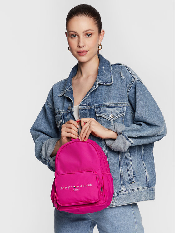 Tommy Hilfiger Tommy Hilfiger Ruksak Th Established Mini Backpack AU0AU01521 Ružová
