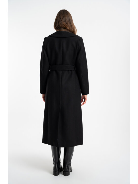 CLICK CLICK Płaszcz zimowy 70-0026 Czarny Regular Fit