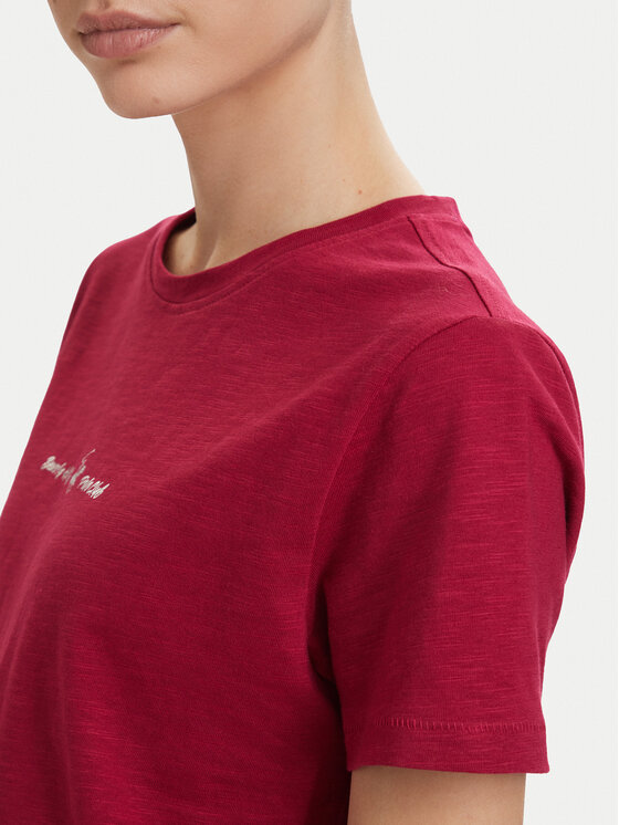Beverly Hills Polo Club Beverly Hills Polo Club Футболка P-SS26W-TS6510 Бордовий Regular Fit