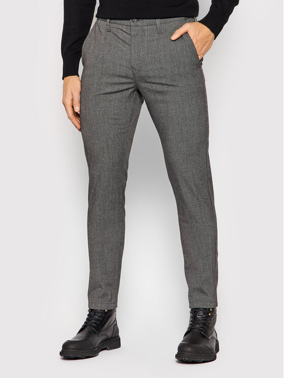 Pantaloni chino Taber 50462517 Grigio Slim Fit