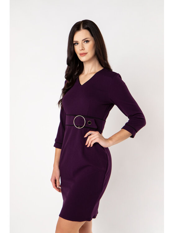 QUIOSQUE QUIOSQUE Každodenné šaty QUIOSQUE 4RR020701 Fialová Regular Fit