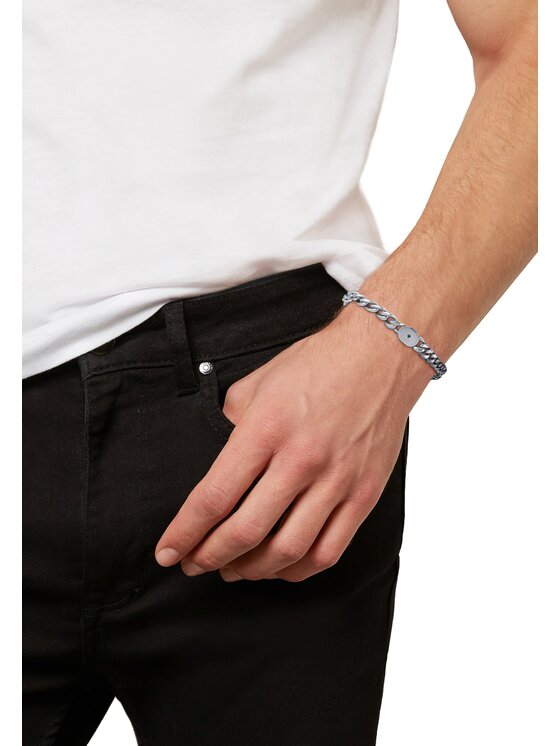 Breil Breil Bracciale BLACK DIAMOND Argento