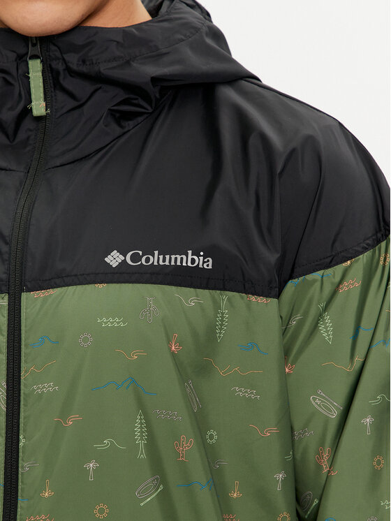 Columbia Columbia Tuulejope Flash Challenger™ 1988715 Roheline Regular Fit