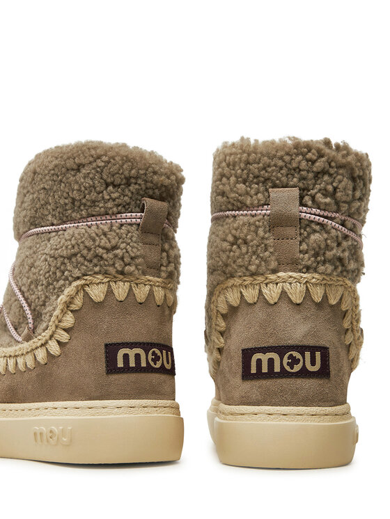 Mou Mou Čizme za snijeg Eskimo Sneaker Bold Scoub Lace FW411012A Siva