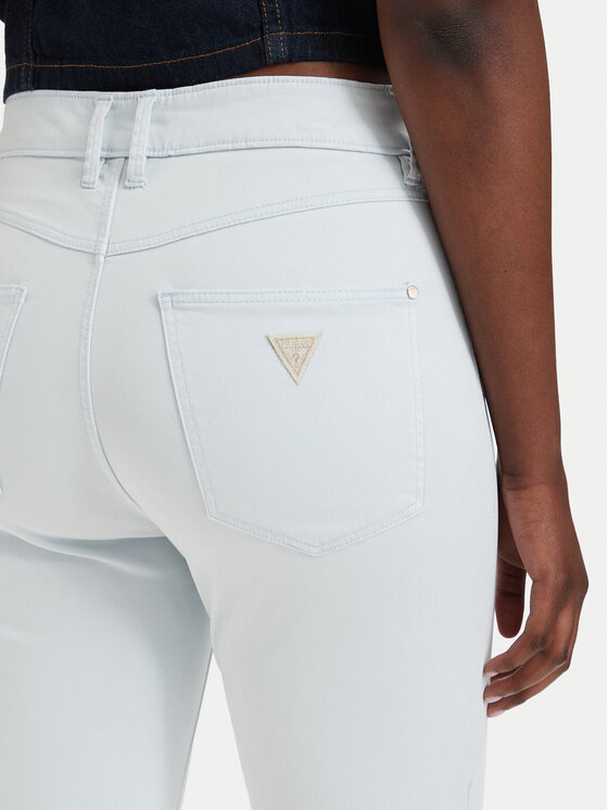 Guess Guess Teksad W5GA91 W93CM Valge Skinny Fit