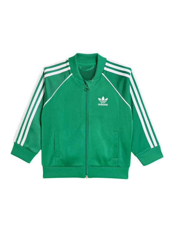 adidas adidas Trenirka adicolor SST IX5176 Zelena Regular Fit