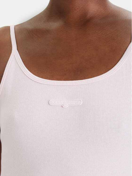 Tommy Jeans Tommy Jeans Top DW0DW22278 Rosa Slim Fit