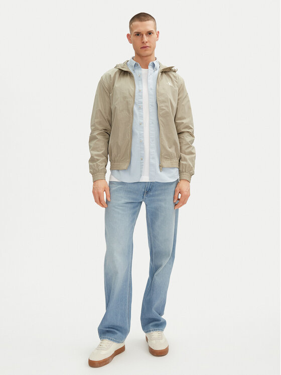 Calvin Klein Jeans Calvin Klein Jeans Wiatrówka J30J327254 Szary Regular Fit