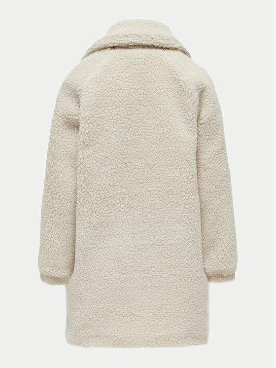 Kids ONLY Kids ONLY Cappotto in shearling Sandra 15325831 Beige Regular Fit