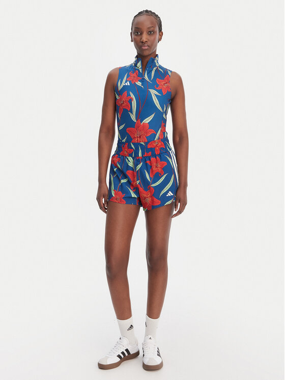 adidas adidas Sportiniai šortai Farm Rio Pacer KD4625 Mėlyna Loose Fit