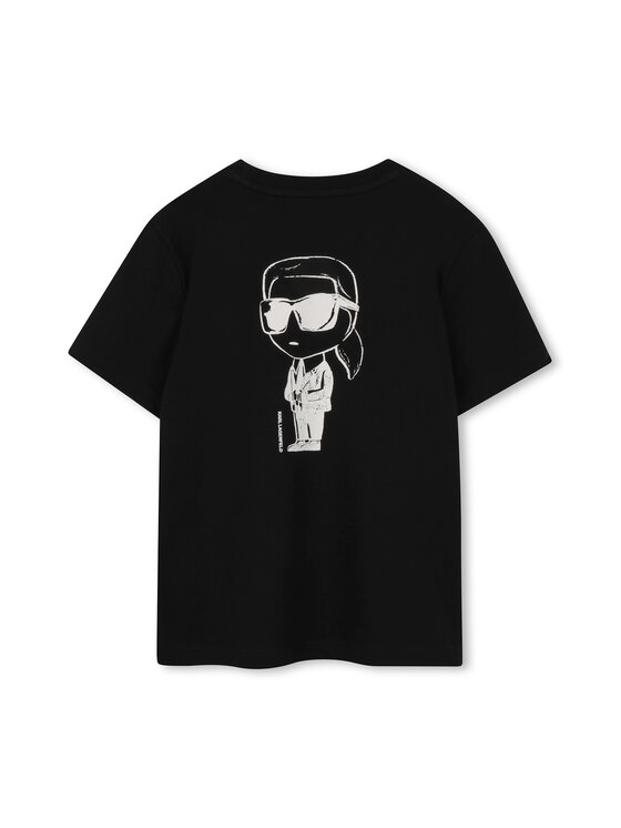 Karl Lagerfeld Kids Karl Lagerfeld Kids T-shirt Z31103 D Crna Regular Fit