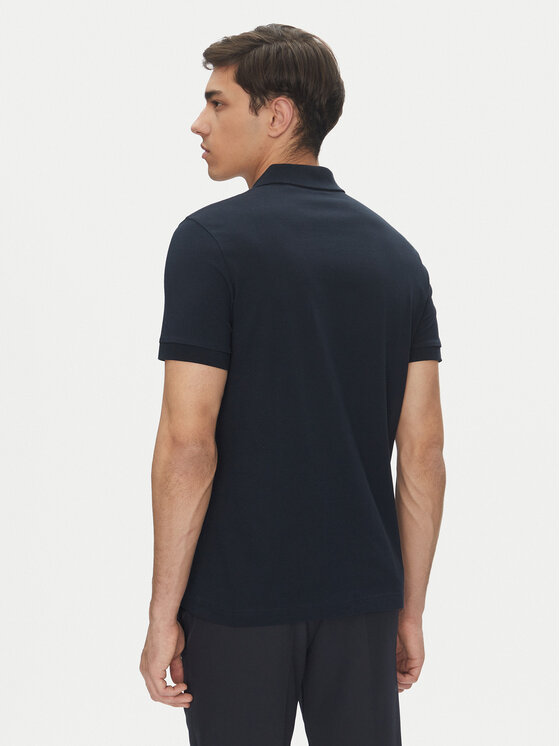 BOSS BOSS Polokošile Passerzip 50537507 Tmavomodrá Slim Fit