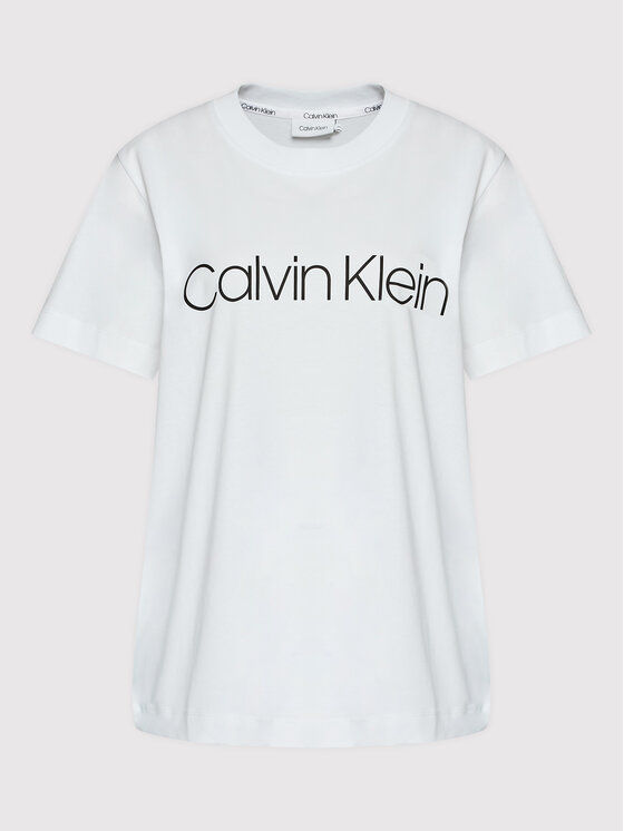 Calvin Klein Curve Majica K20K203633 Bela Regular Fit