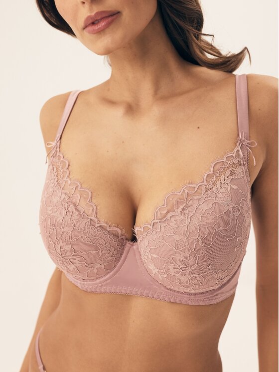 Esotiq Esotiq Biustonosz push-up 42551 Różowy
