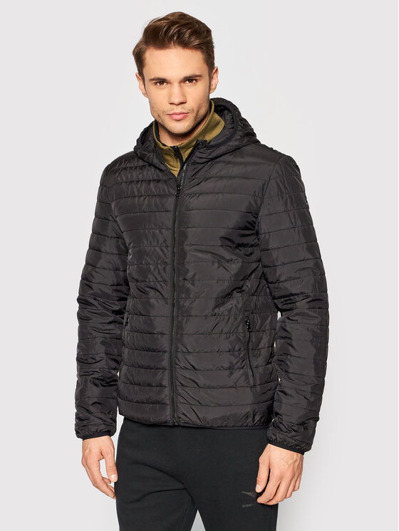 Diadora Diadora Übergangsjacke Chromia 102.177780 Schwarz Regular Fit