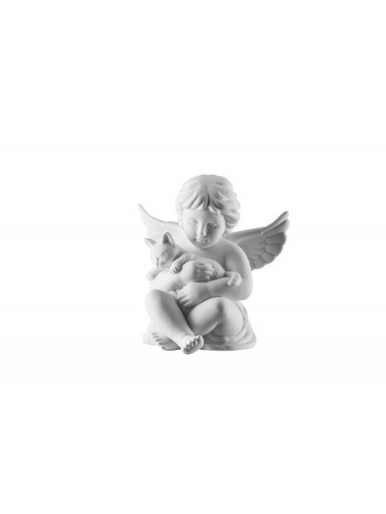 Rosenthal Rosenthal Figurka Anioł mały z kotem Biały