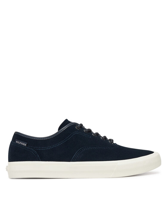 Tommy Hilfiger Tommy Hilfiger Tenisice Hi Vulc Low Oxford Suede FM0FM05401 Tamnoplava