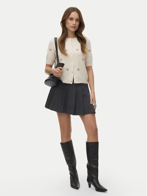 Vero Moda Vero Moda Kardigan Doffy 10330795 Beżowy Regular Fit