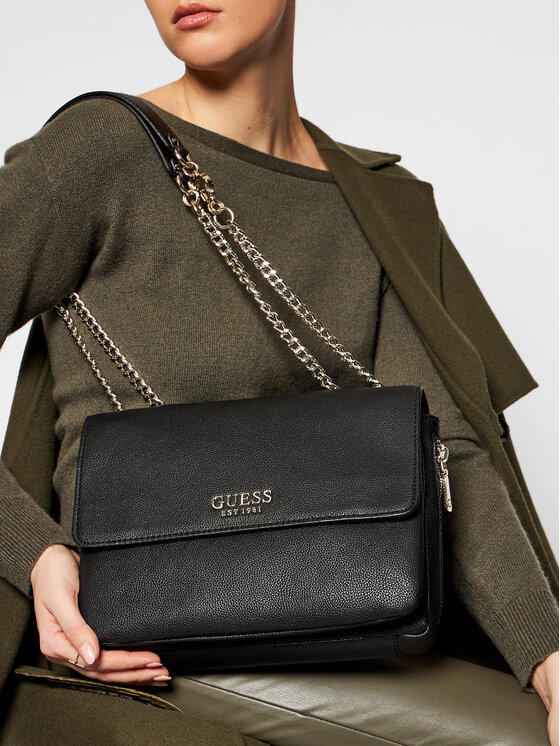 Guess Torebka G Chain Vg Hwvg77 Czarny Modivo Pl