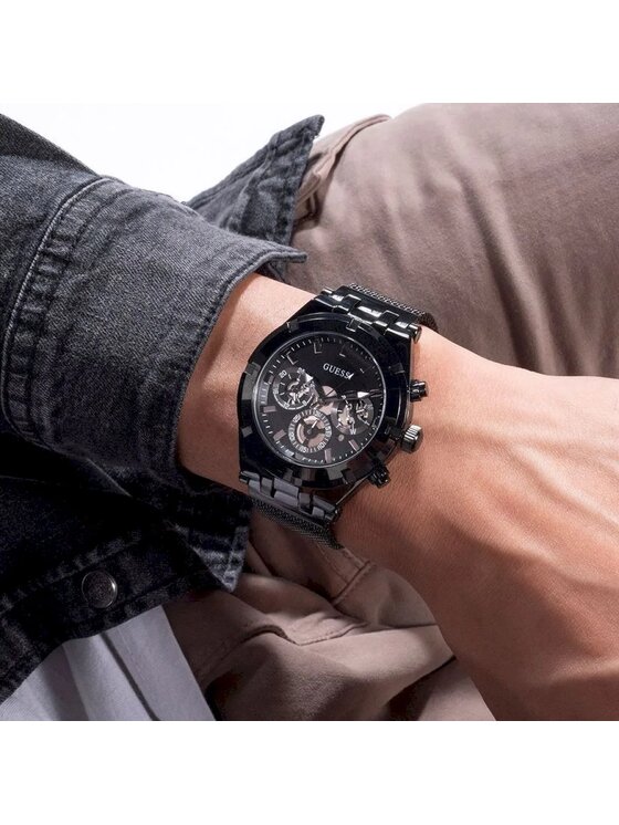 Guess Guess Hodinky GW0582G Čierna