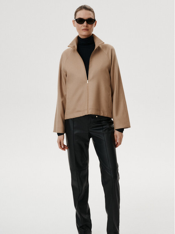 MARI PRETI MARI PRETI Bomber Woolheaven Marrone Regular Fit