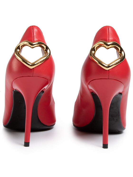 LOVE MOSCHINO LOVE MOSCHINO Čevlji z visoko peto JA10199G1AIA0500 Rdeča