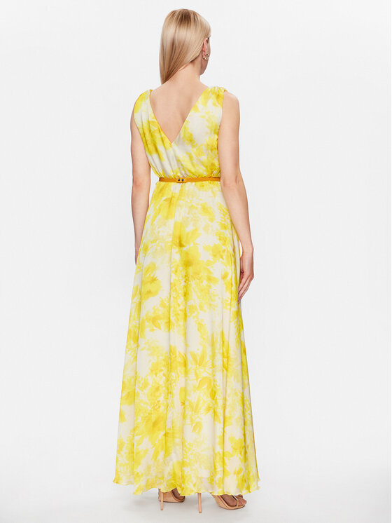Liu Jo Liu Jo Официална рокля CA3416 T2514 Жълт Regular Fit