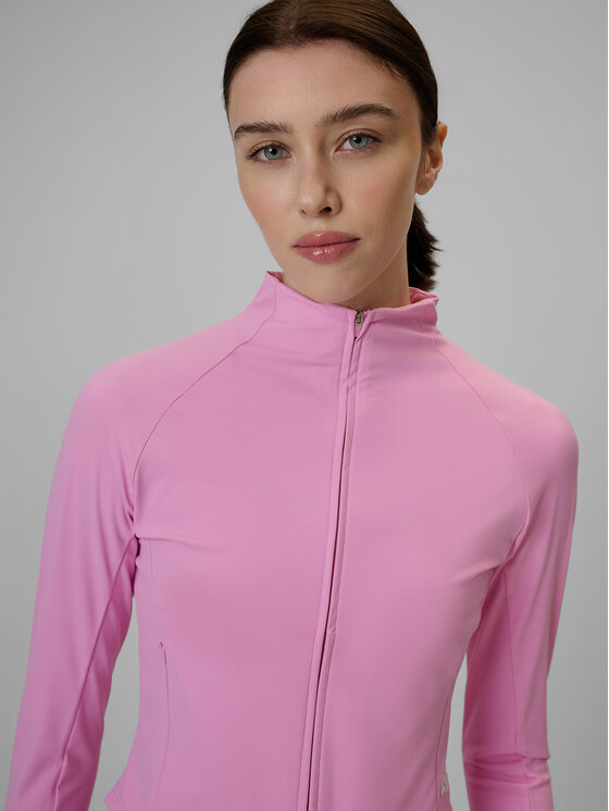 4F 4F Bluza techniczna TRAINING Różowy jasny Slim Fit