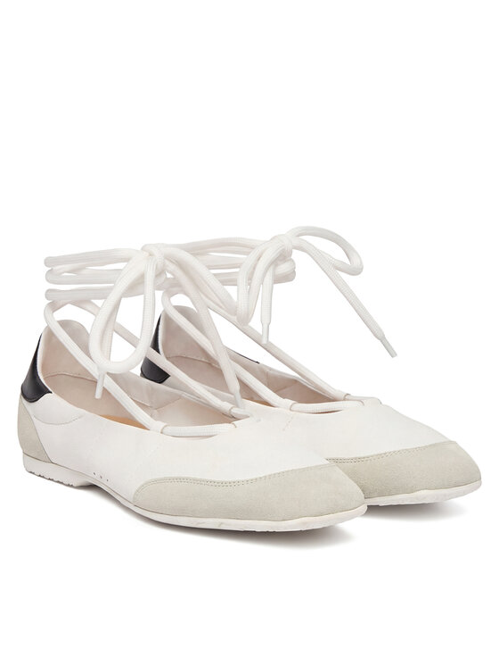 Patrizia Pepe Patrizia Pepe Balerīnas 8Z0123/L150-W101 Balts