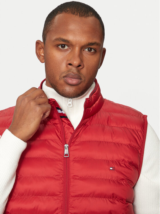 Tommy Hilfiger Tommy Hilfiger Weste MW0MW18762 Rot Regular Fit