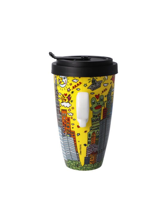 Goebel - Tableau Magnétique James Rizzi My New York City Sunset - 75 X 25 Cm - Pop Art Urbain - 2 Aimants Inclus