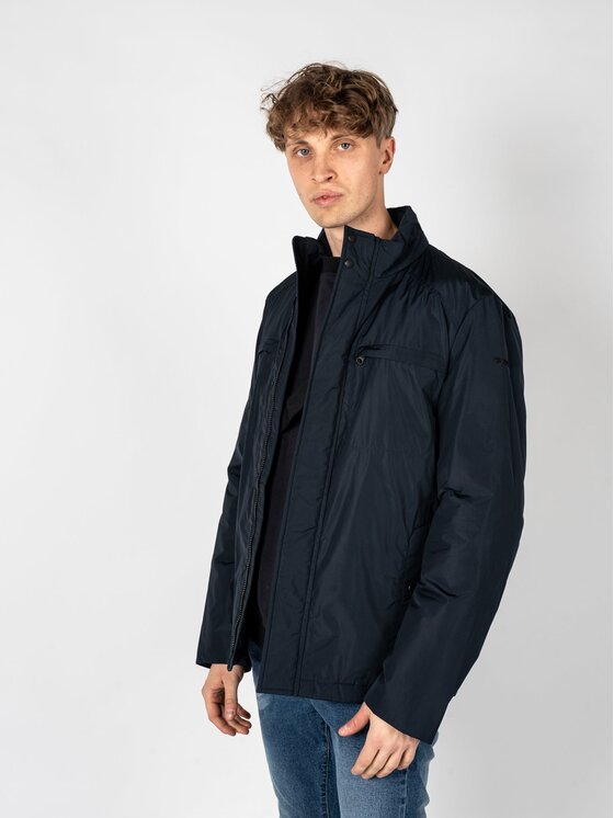 Geox Geox Μπουφάν μεταβατικό M2620U TF373 Σκούρο μπλε Slim Fit