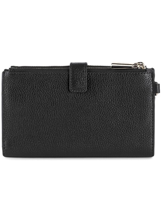 MICHAEL Michael Kors MICHAEL Michael Kors Liels sieviešu maks Wristlets 32T7GAFW4L Melns