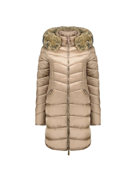 Geographical Norway Geographical Norway Parka WZ7487F/GN-TAUPE Beżowy Fitted Fit