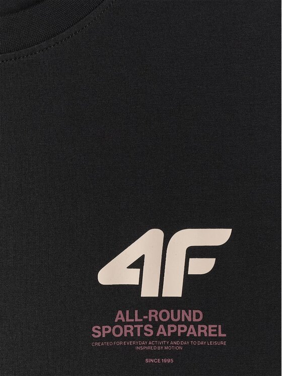 4F 4F T-shirt 4FRSS26TTSHM3990-20S Nero Regular Fit