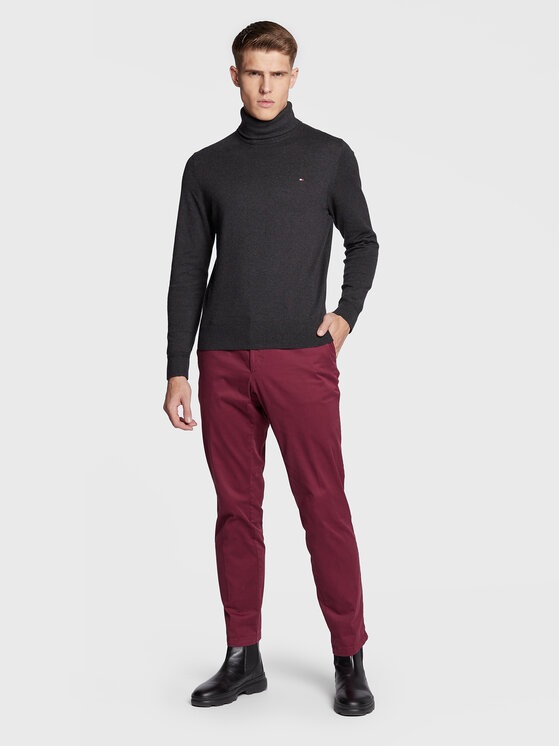 Tommy Hilfiger Tommy Hilfiger Поло Pima MW0MW28048 Сив Regular Fit