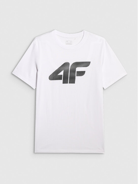 4F 4F T-Shirt NOS Biały Regular Fit