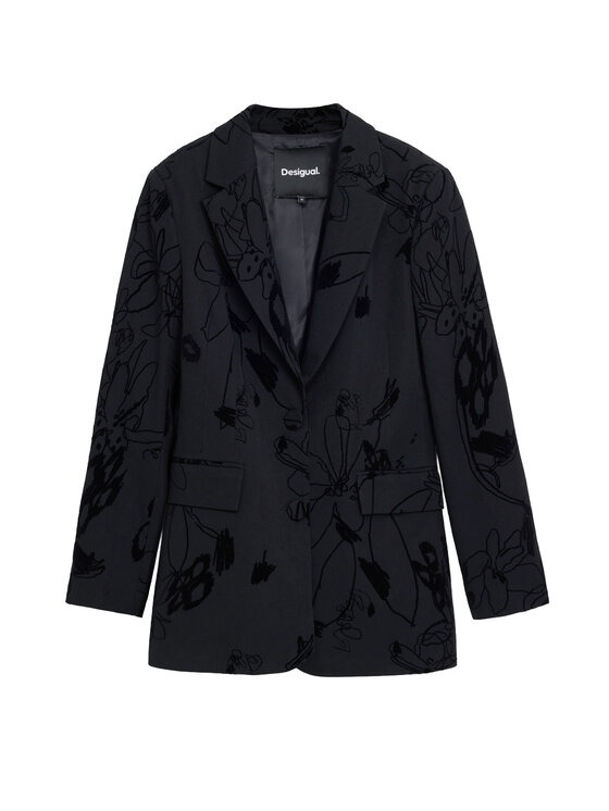 Desigual Desigual Sako Flockarty 25WWEW19 Čierna Regular Fit