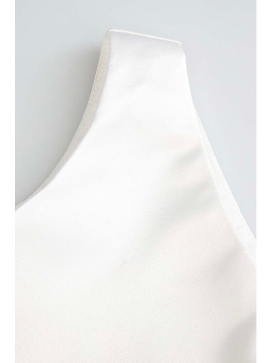 Coccodrillo Coccodrillo Elegantní šaty WC6128303EJG-001 Bílá Regular Fit