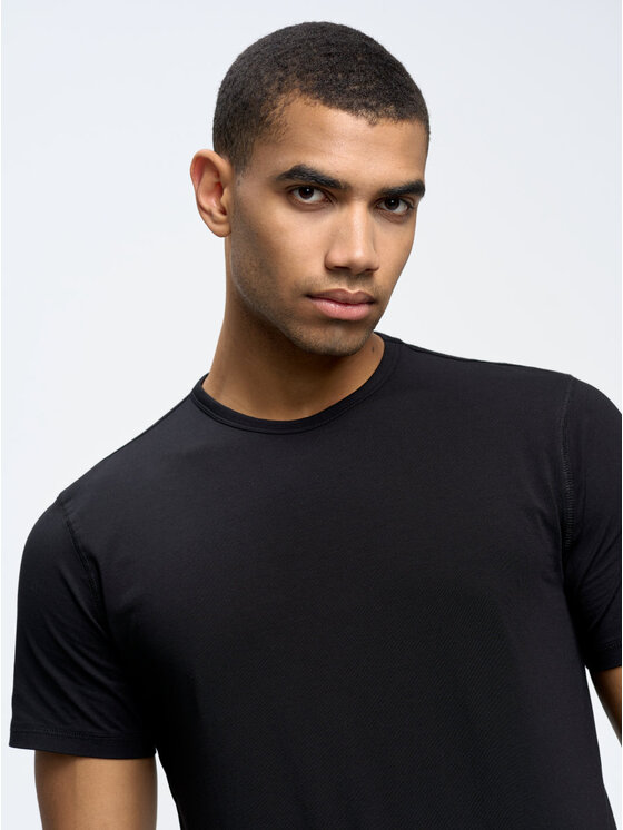 BIG STAR BIG STAR T-Shirt supiclassic_906 Czarny Slim Fit