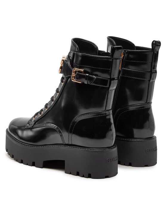 Guess Guess Μποτάκια Vaires FLTSOM PAT10 Μαύρο
