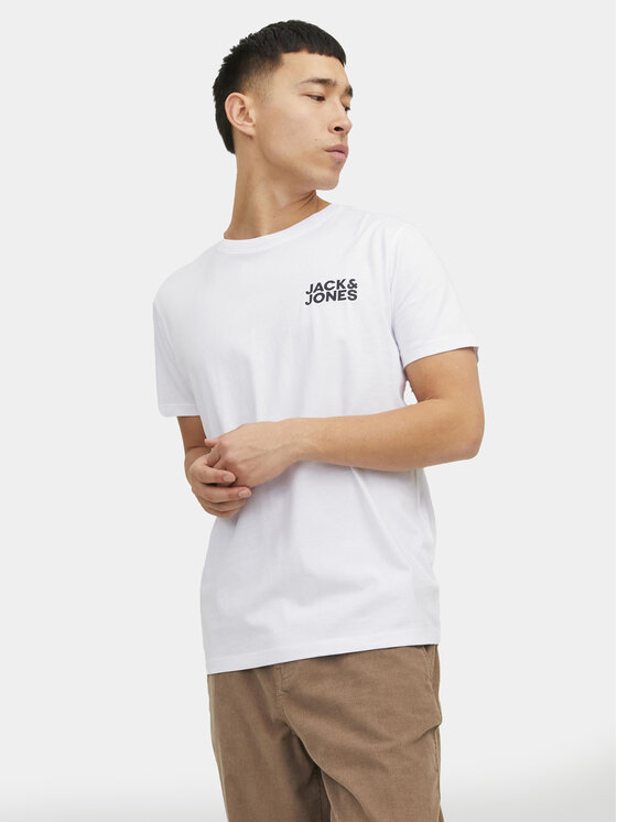 Jack & Jones Jack & Jones Póló Corp 12151955 Fehér Regular Fit