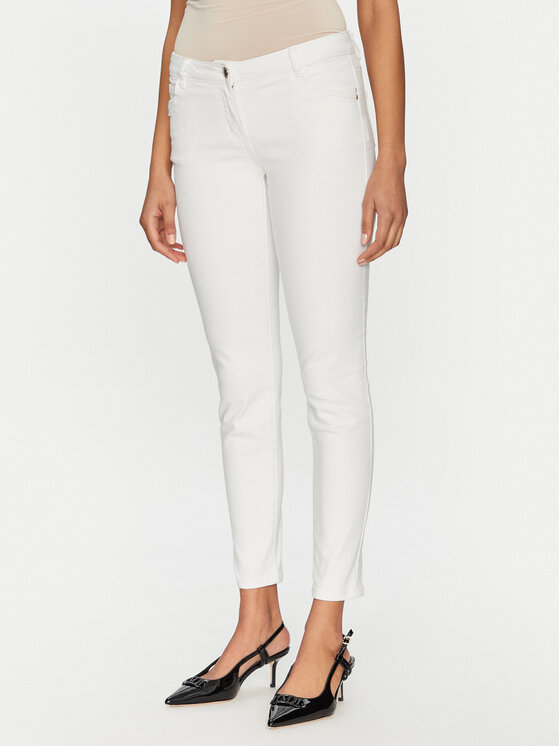 Morgan Morgan Jeansy 211-PETRA1 Bílá Skinny Fit